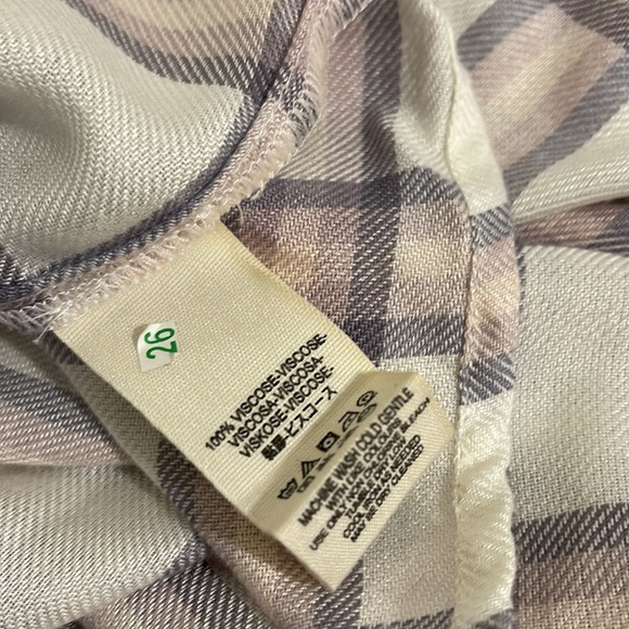 Cute Free People flannel top. Large - Picture 8 of 8